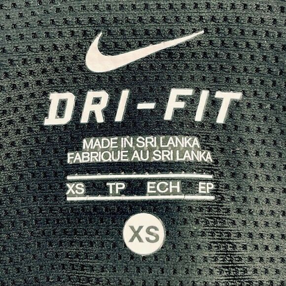 Nike Dri-Fit Athletic Racerback Tank - Black/White - Picture 4 of 7